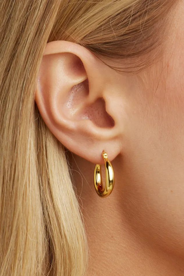 Untamed Petals PreStyled Sets Nadia Classic Gold Hoops Untamed Petals PreStyled Sets Nadia Classic Gold Hoops