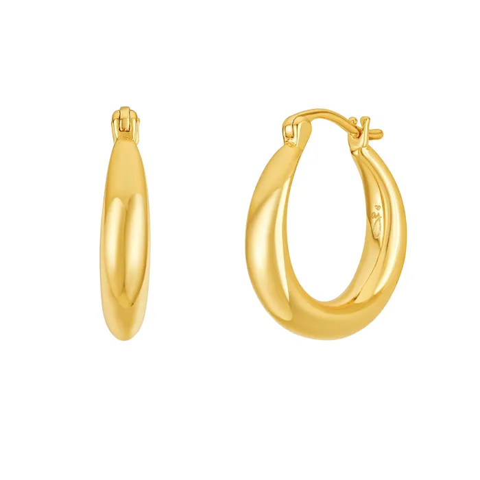 Untamed Petals PreStyled Sets Nadia Classic Gold Hoops Untamed Petals PreStyled Sets Nadia Classic Gold Hoops