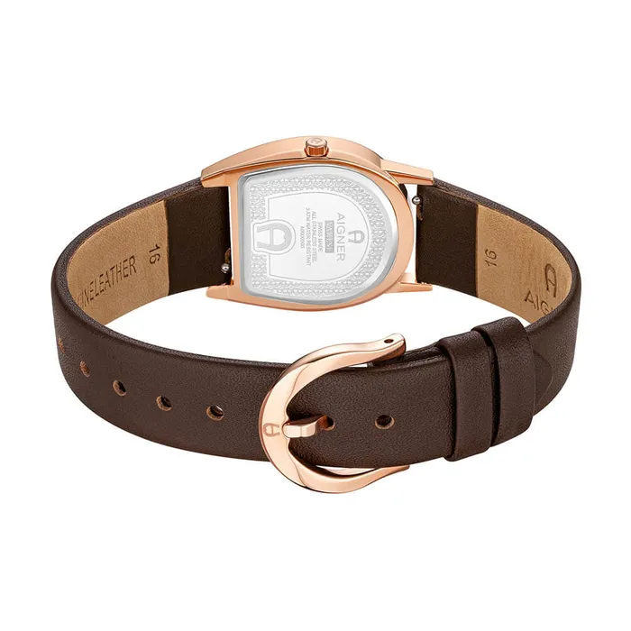Watches Aigner Aigner Varese Womens Rose Gold Case With White MOP Dial And Brown Leather Strap Watch Watches Aigner Aigner Varese Womens Rose Gold Case With White MOP Dial And Brown Leather Strap Watch