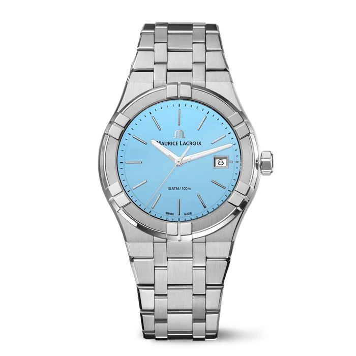 Watches Maurice Lacroix Maurice Lacroix Aikon Quartz Colours Edition Gents Blue Dial Watch Watches Maurice Lacroix Maurice Lacroix Aikon Quartz Colours Edition Gents Blue Dial Watch
