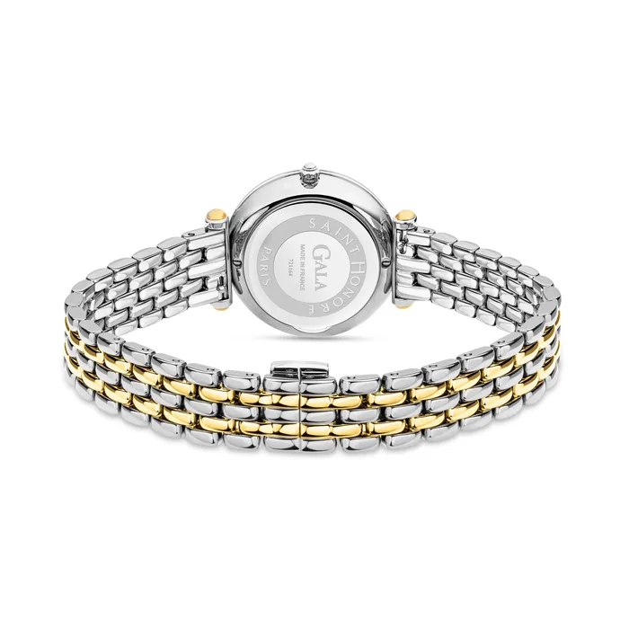 Watches Saint Honore Gala Ladies White MOP Dial Silver Gold Plated Watch Saint Honore Watches Saint Honore Gala Ladies White MOP Dial Silver Gold Plated Watch Saint Honore