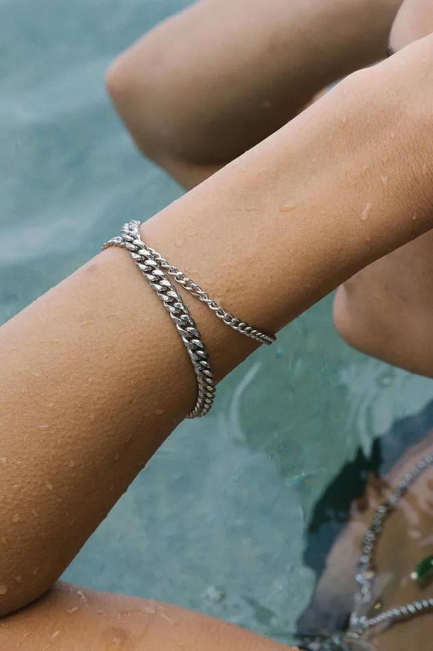 Wrap it Up Chain Bracelet with Cuff Keeper Air Anchor Bracelets Wrap it Up Chain Bracelet with Cuff Keeper Air Anchor Bracelets
