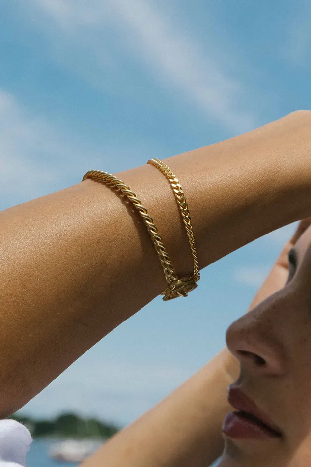 Wrap it Up Chain Bracelet with Cuff Keeper Air Anchor Bracelets Wrap it Up Chain Bracelet with Cuff Keeper Air Anchor Bracelets